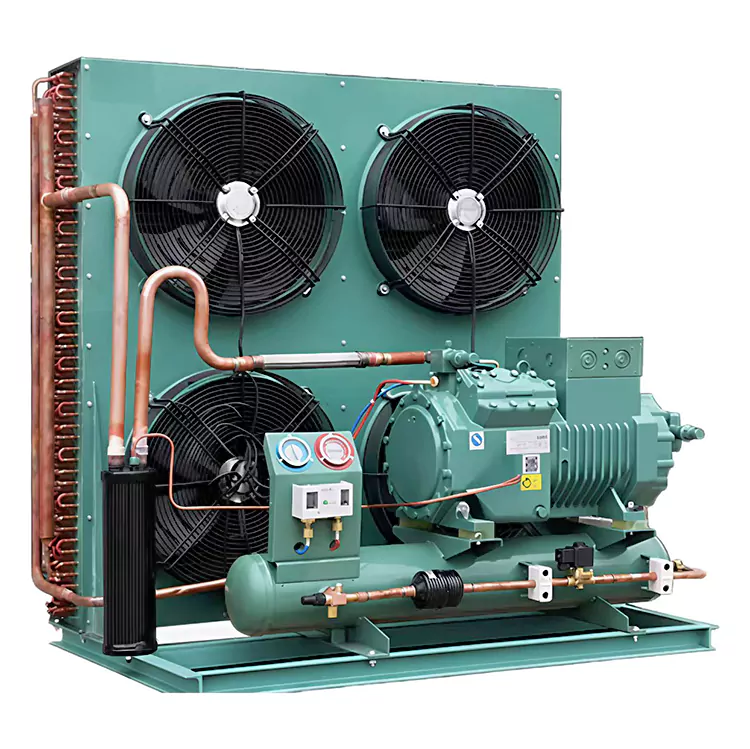 Yarı hermetik piston kompressor vahidi